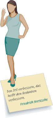 Stil und Etikette Trainerin